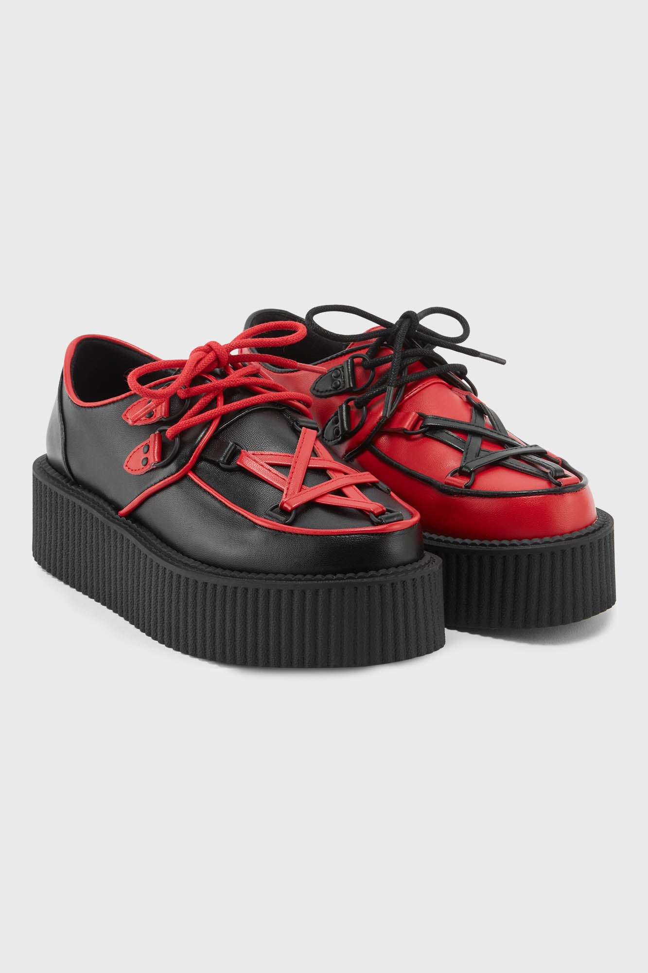 Here at buy Hexellent Creepers [BLACK/RED] Cheap